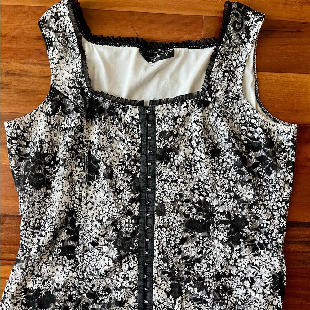 90s Lace Corset Blouse